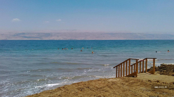 Изображение к Отдых на Мертвом Море, пляж Калия